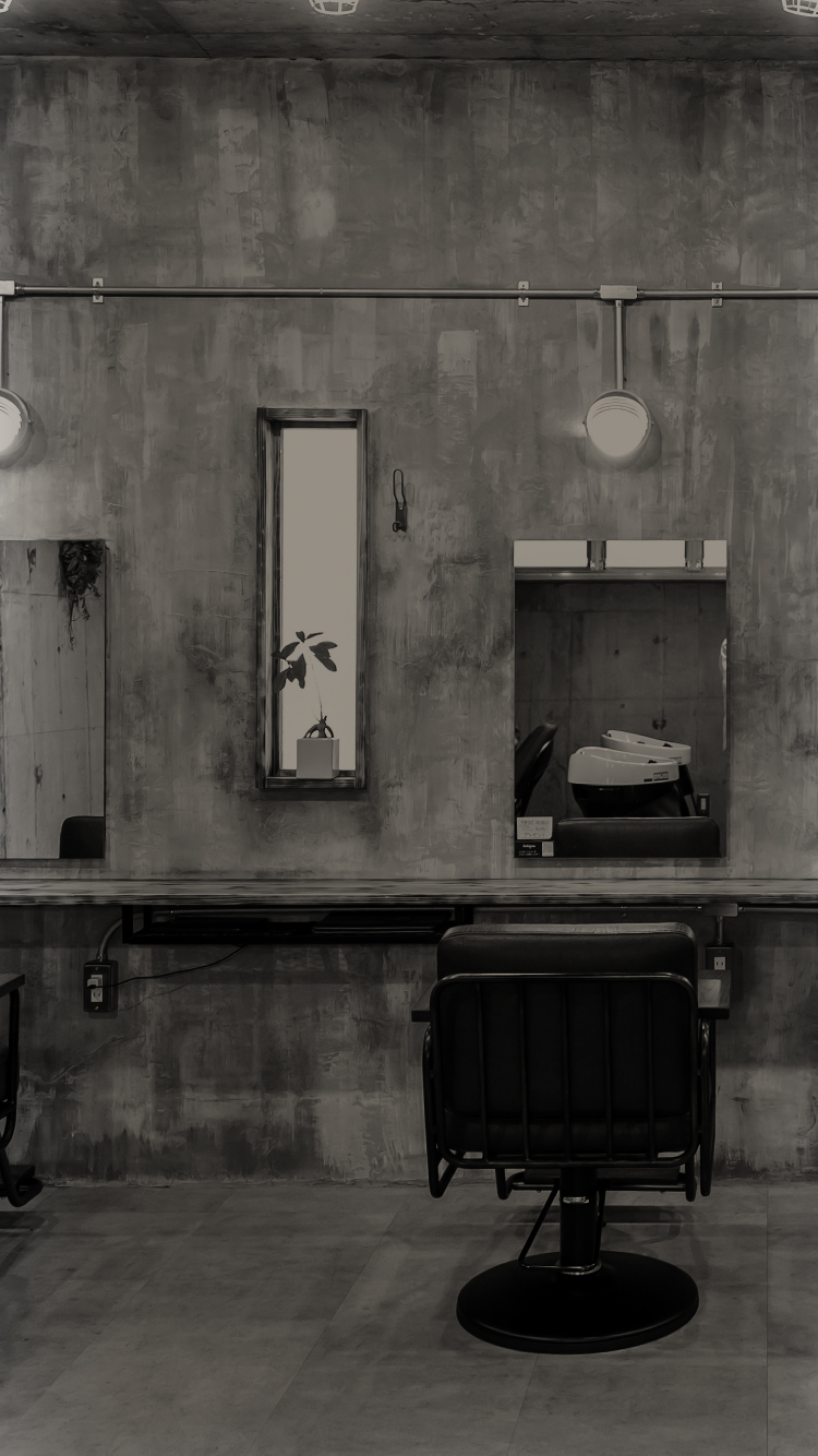 隠れ家のようなプライベート空間専属スタイリストによるマンツーマン施術